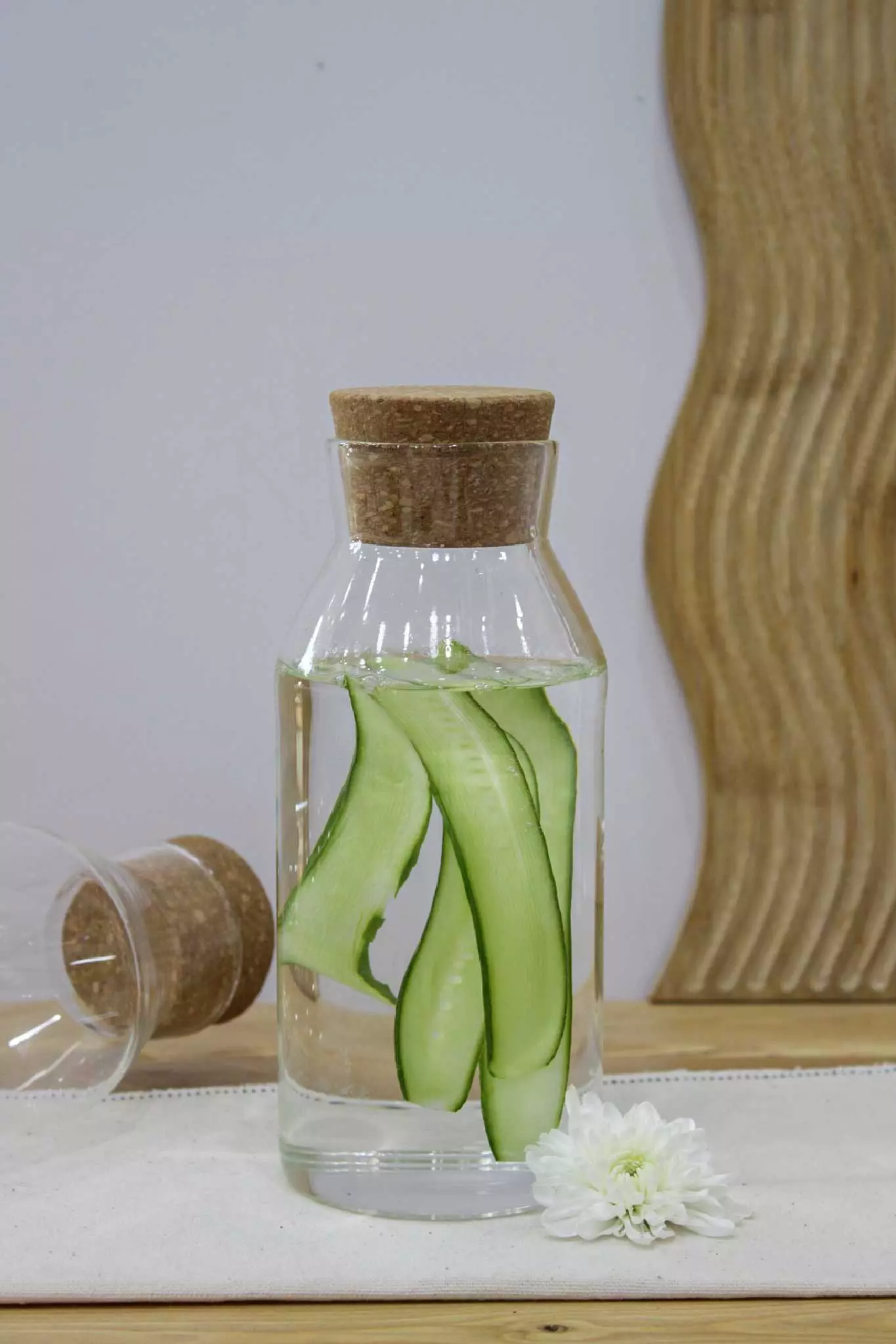 بطری پیرکس چوب پنبه پات
