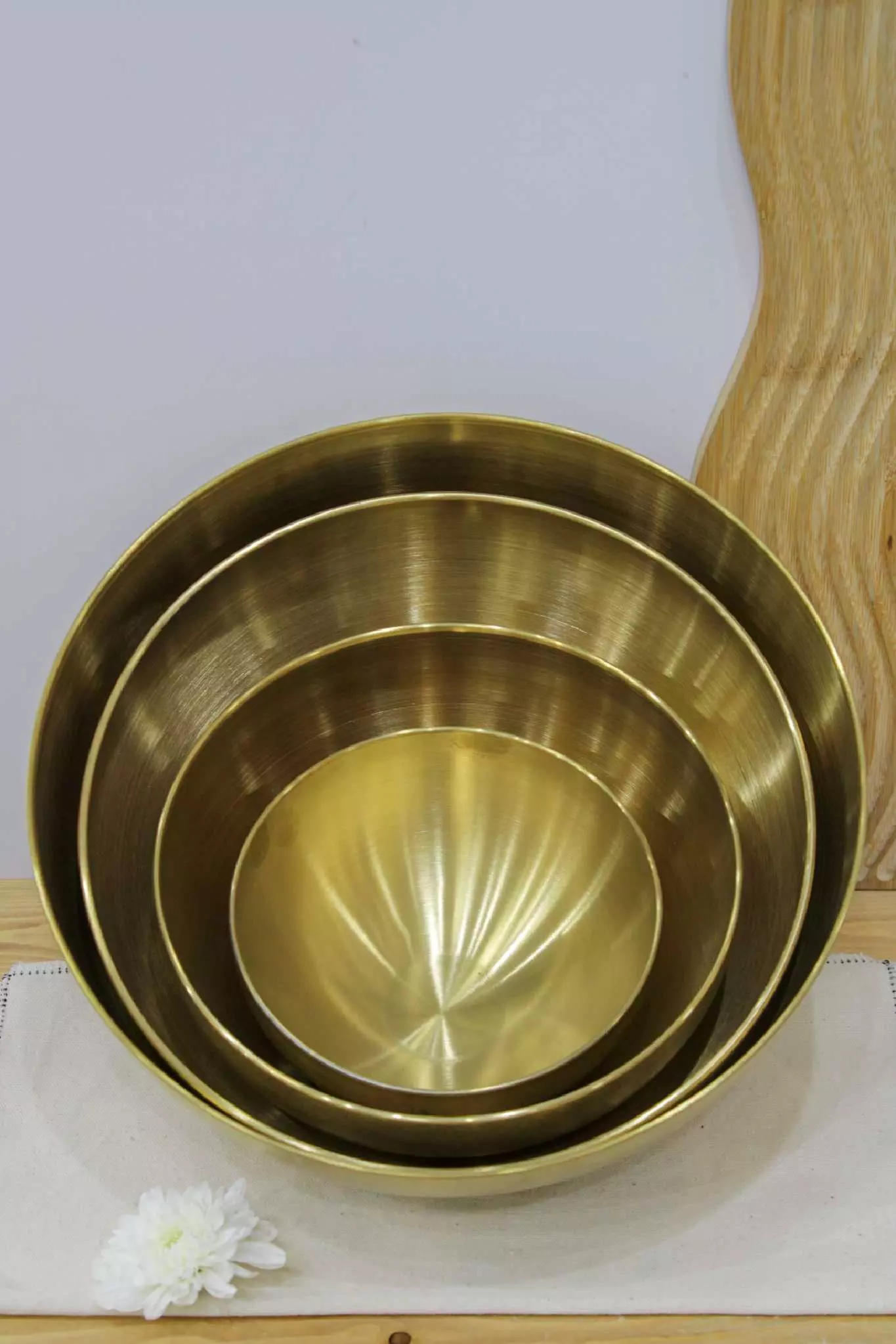 کاسه استیل طلایی