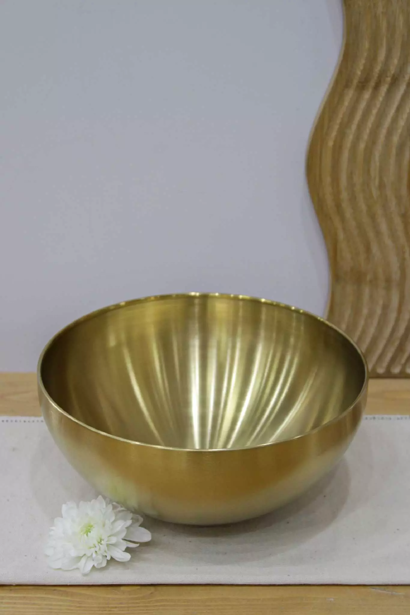 کاسه استیل طلایی