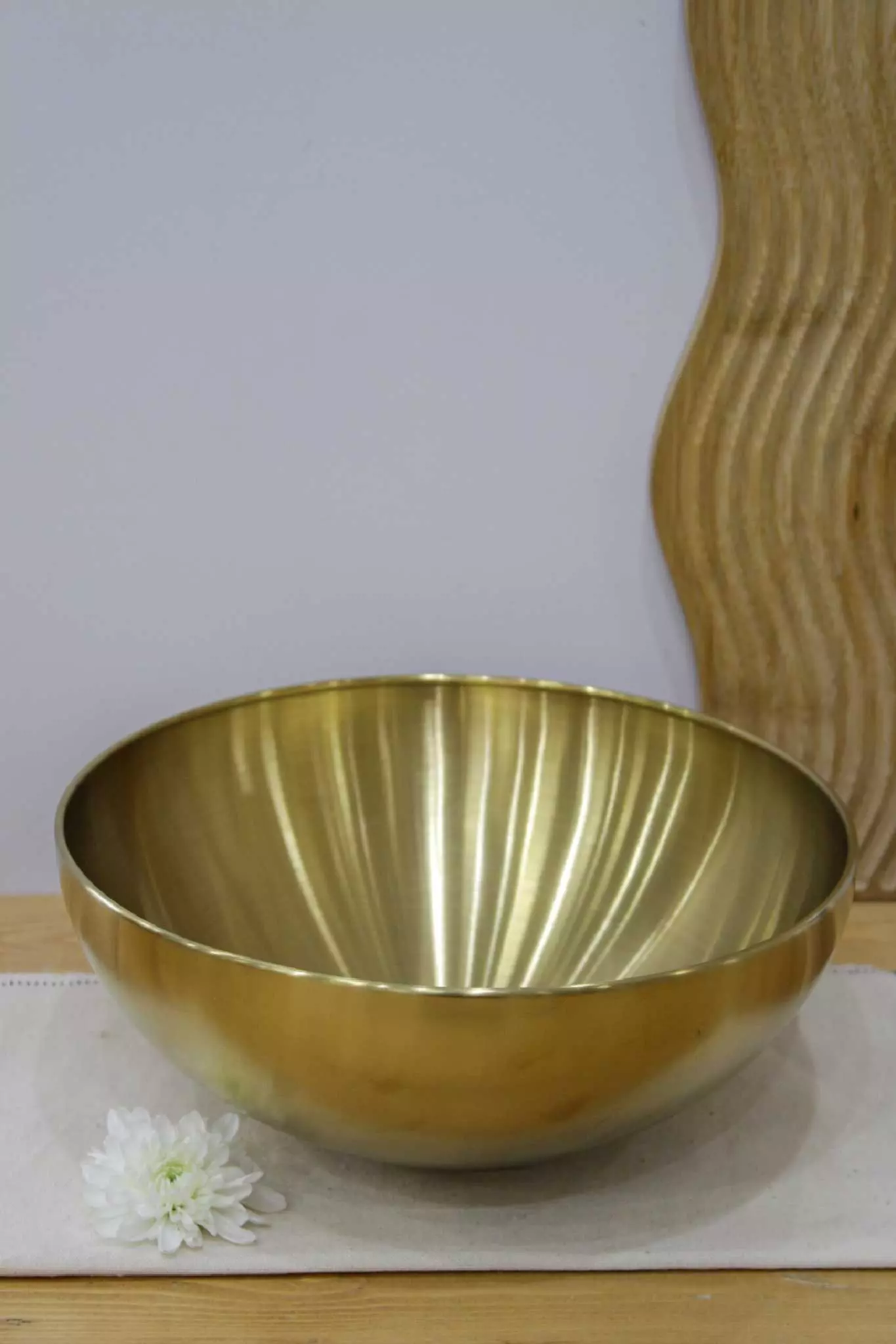 کاسه استیل طلایی