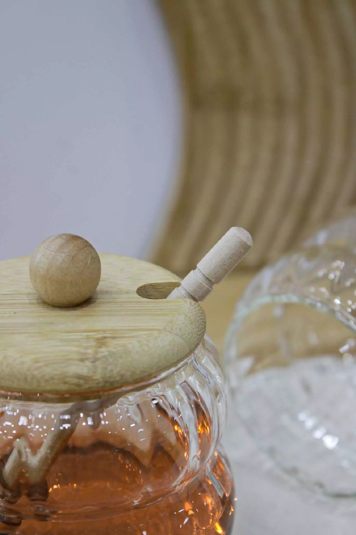 عسل خوری پیرکس شیاردار دوطبقه