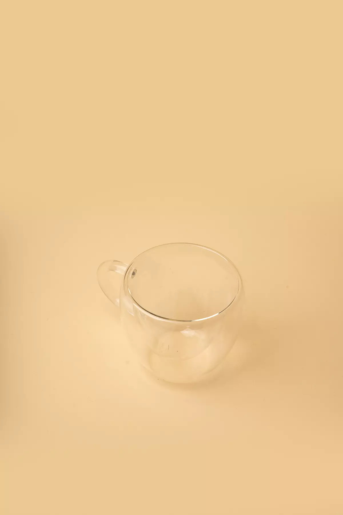 لیوان پیرکس دوجداره قلبی