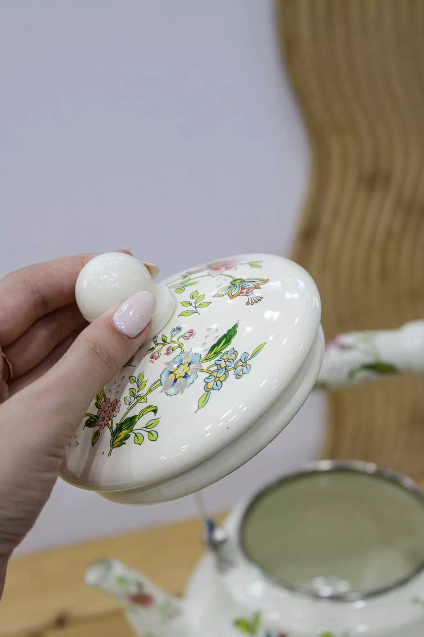 کتری لعابی آنجل خمره ای