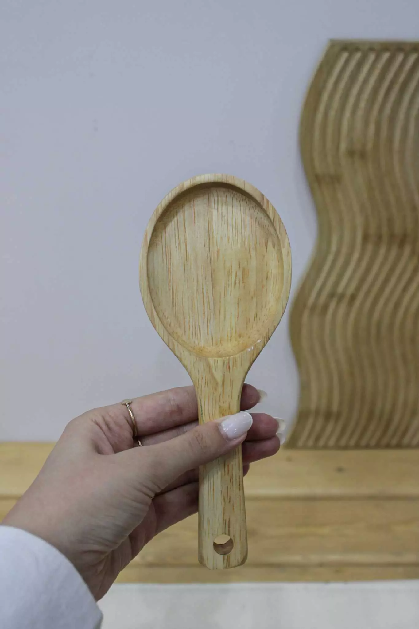 ست کفگیر ملاقه چوبی کلاسیک