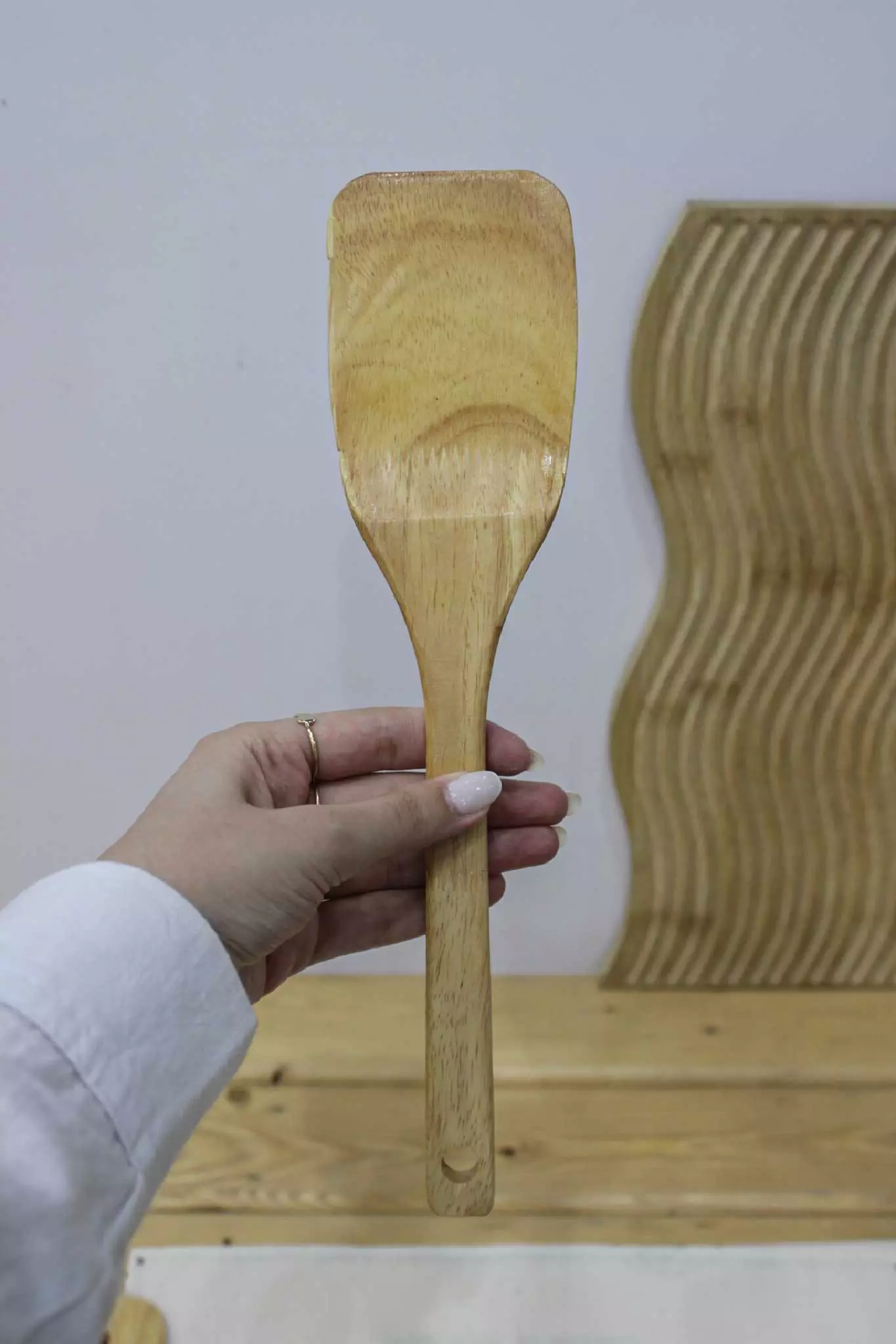 ست کفگیر ملاقه چوبی کلاسیک