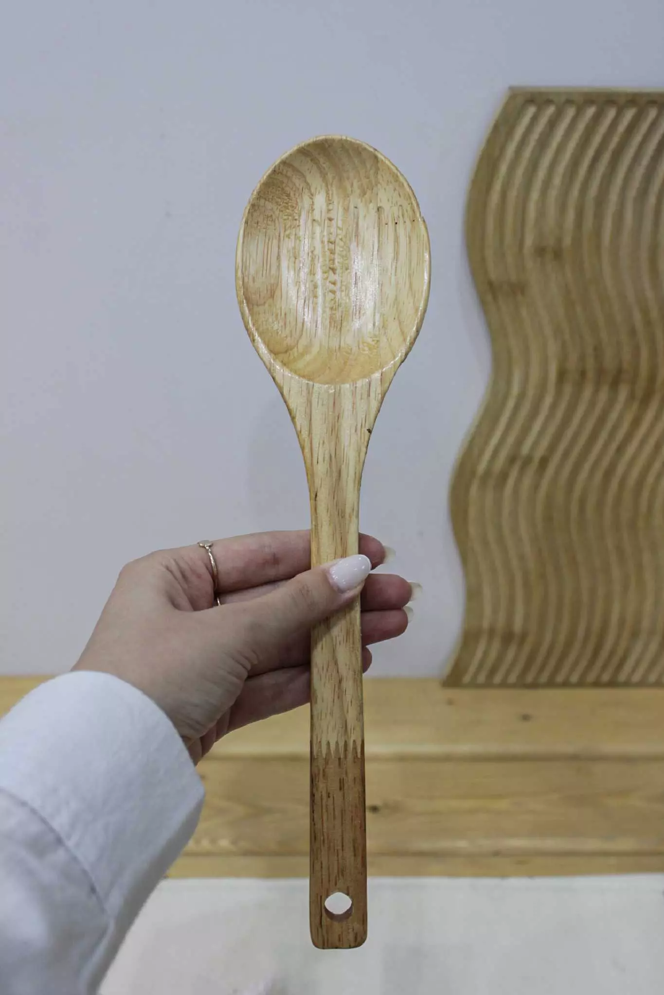 ست کفگیر ملاقه چوبی کلاسیک