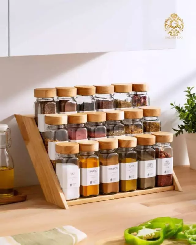 ست جا ادویه 18 عددی گلد