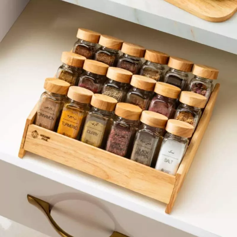 ست جا ادویه 18 عددی گلد