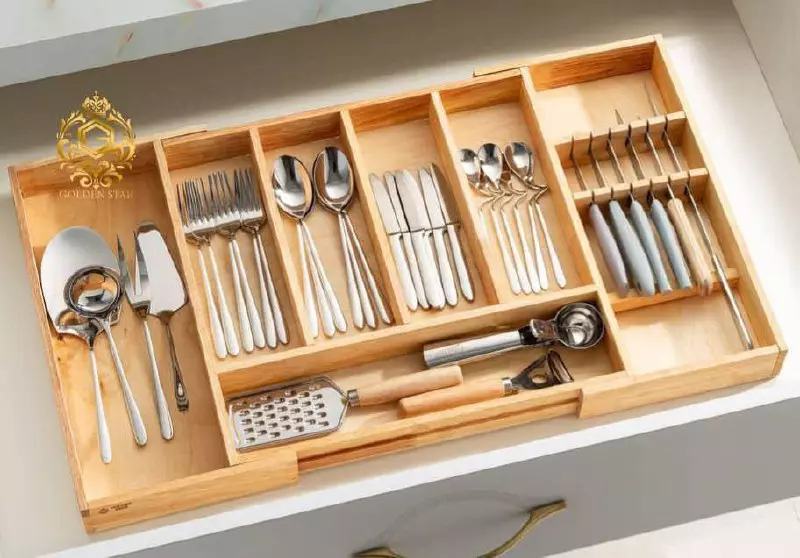 جا قاشقی و جا کاردی ریلی رابروود