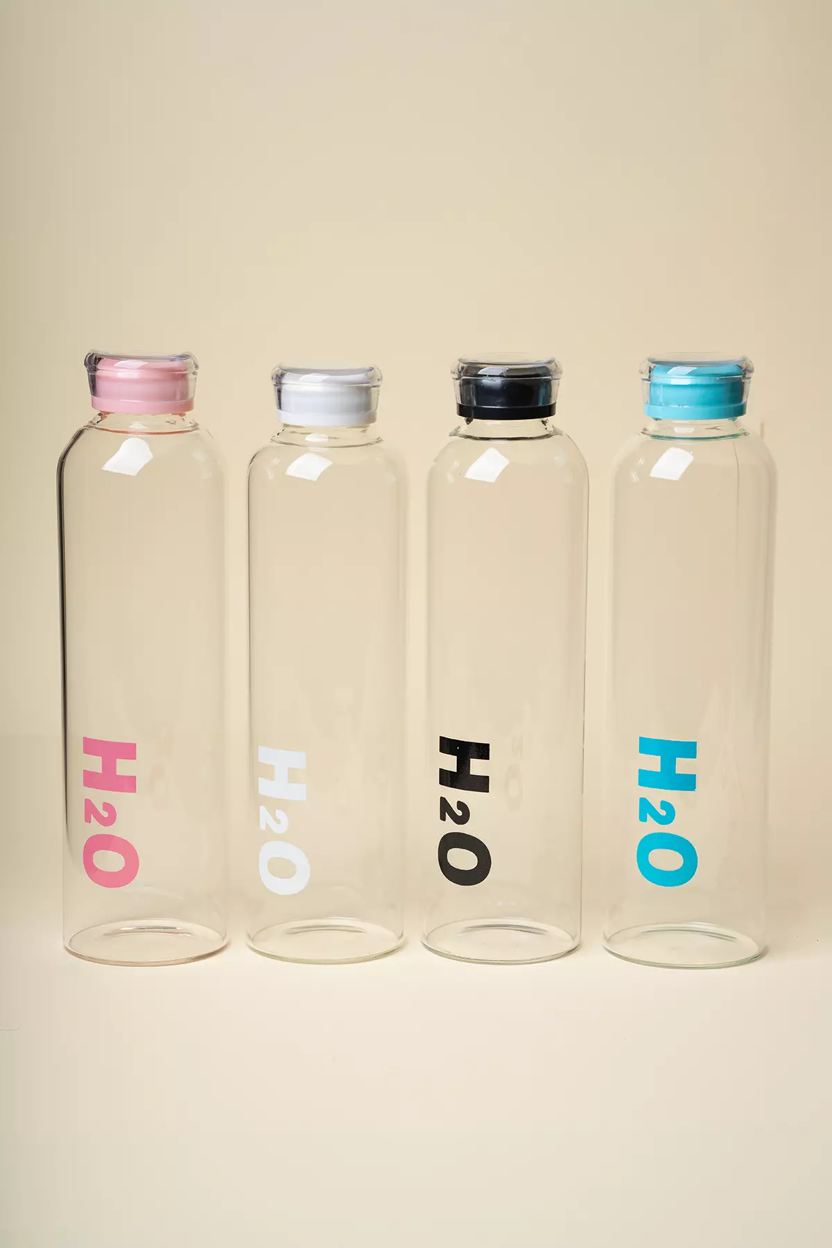 بطری پیرکس h2o رنگی ۱ لیتری