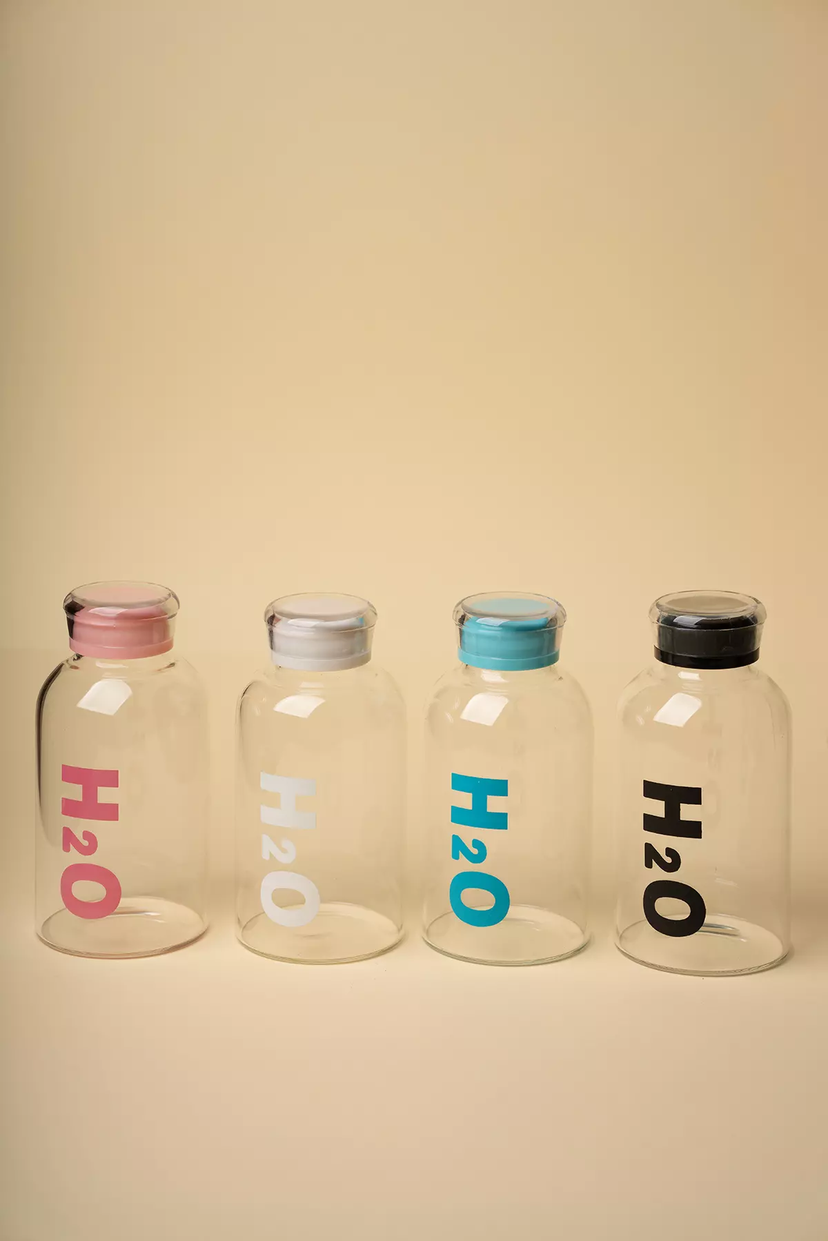 بطری پیرکس h2o رنگی ۴۵۰ میل