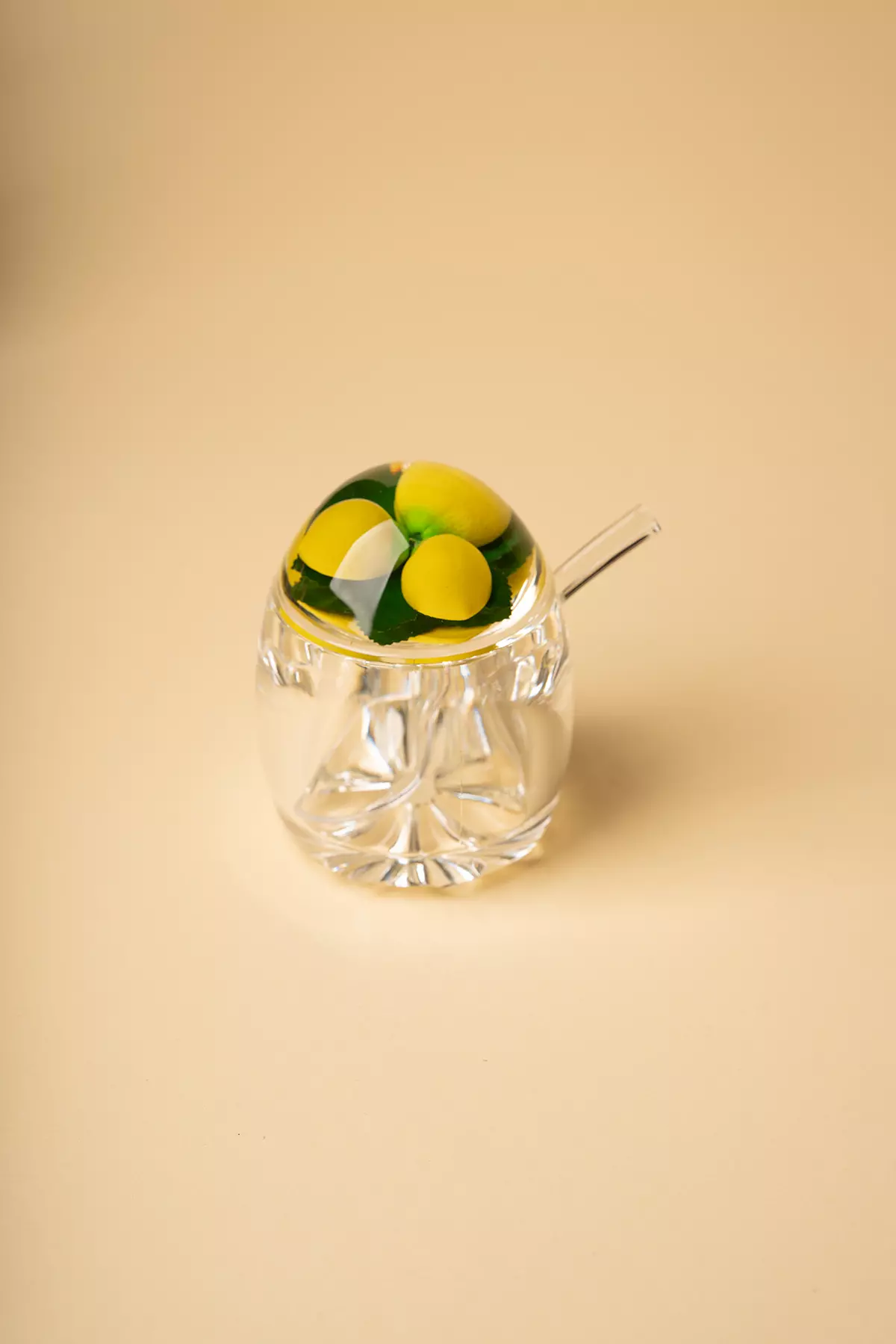 مربا خوری اکرولیک درب میوه ای کوچک