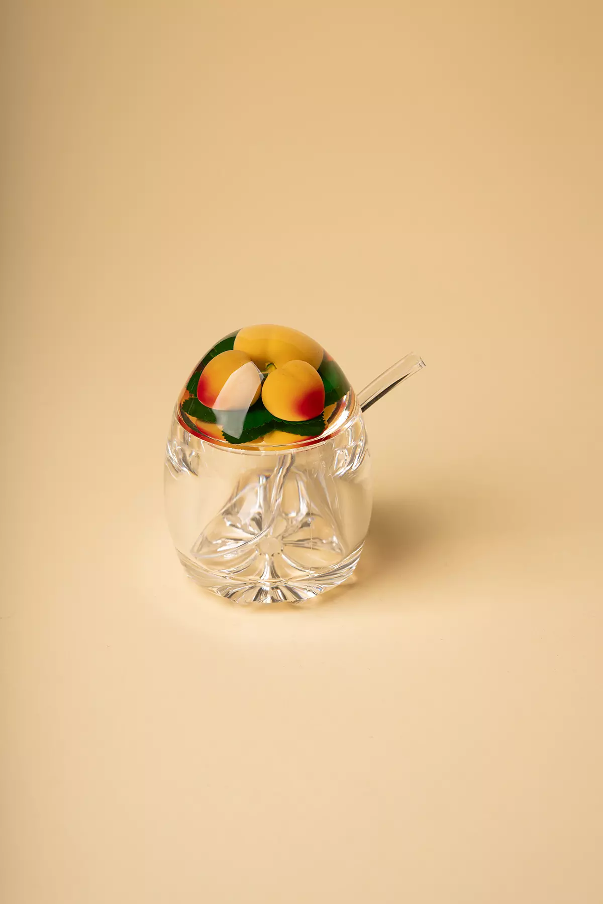 مربا خوری اکرولیک درب میوه ای کوچک