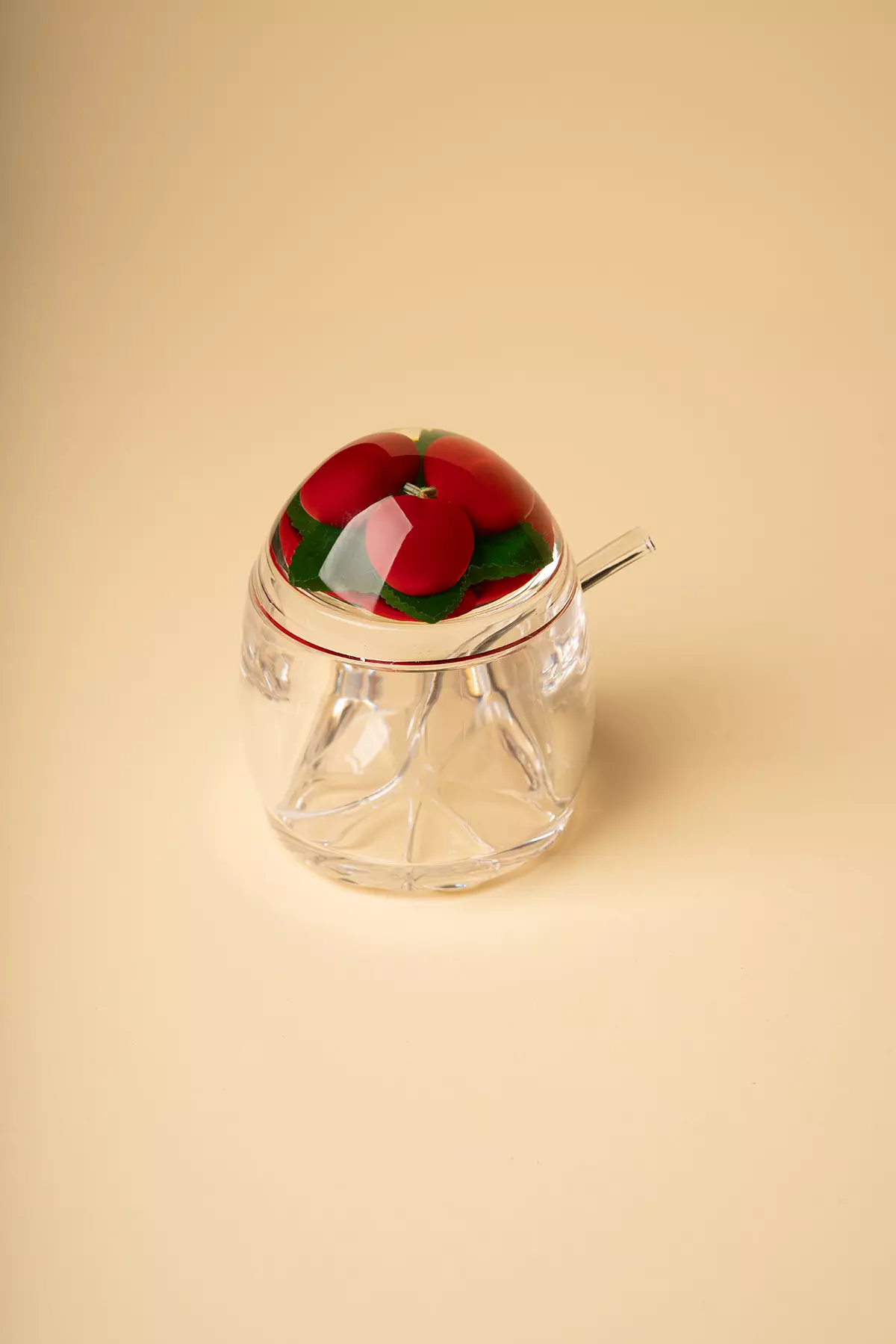 مربا خوری اکرولیک درب میوه ای بزرگ