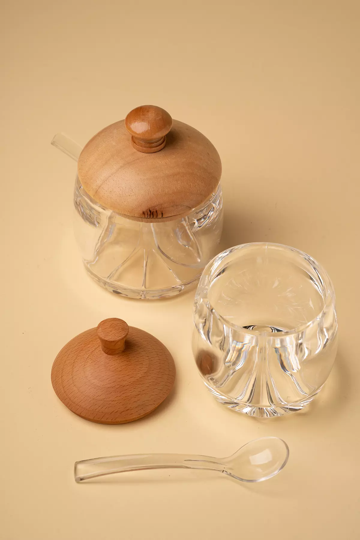 مربا خوری اکرولیک درب بامبو