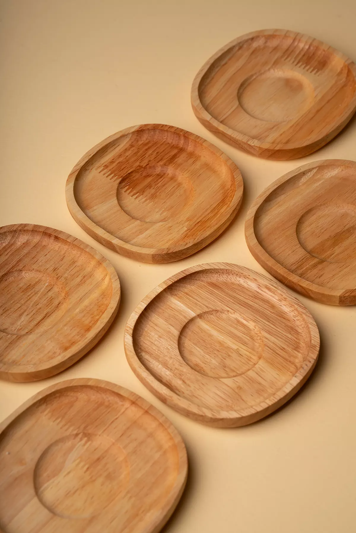 زیر لیوانی رابر وود بدون دسته