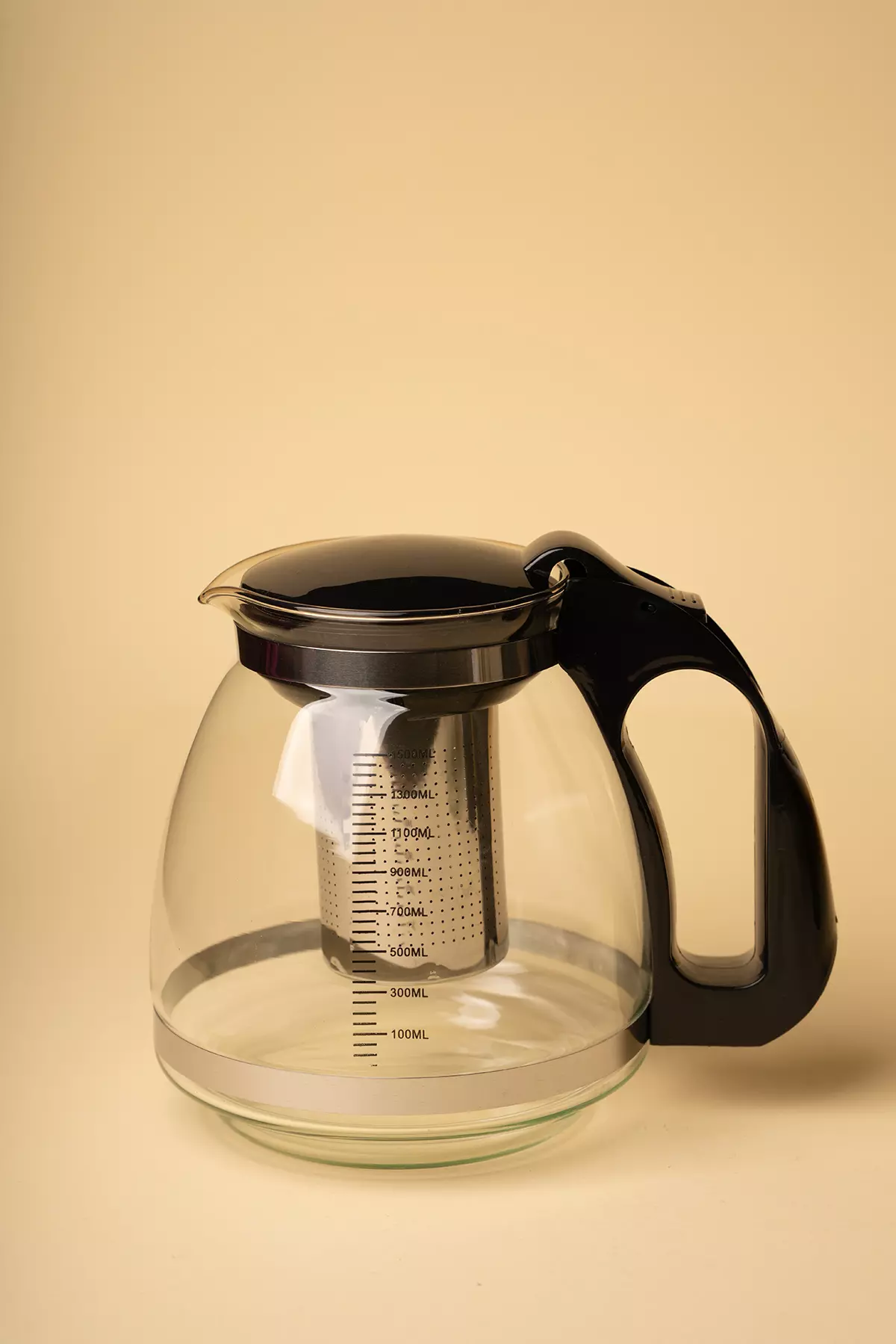 قوری پیرکس دسته مشکی