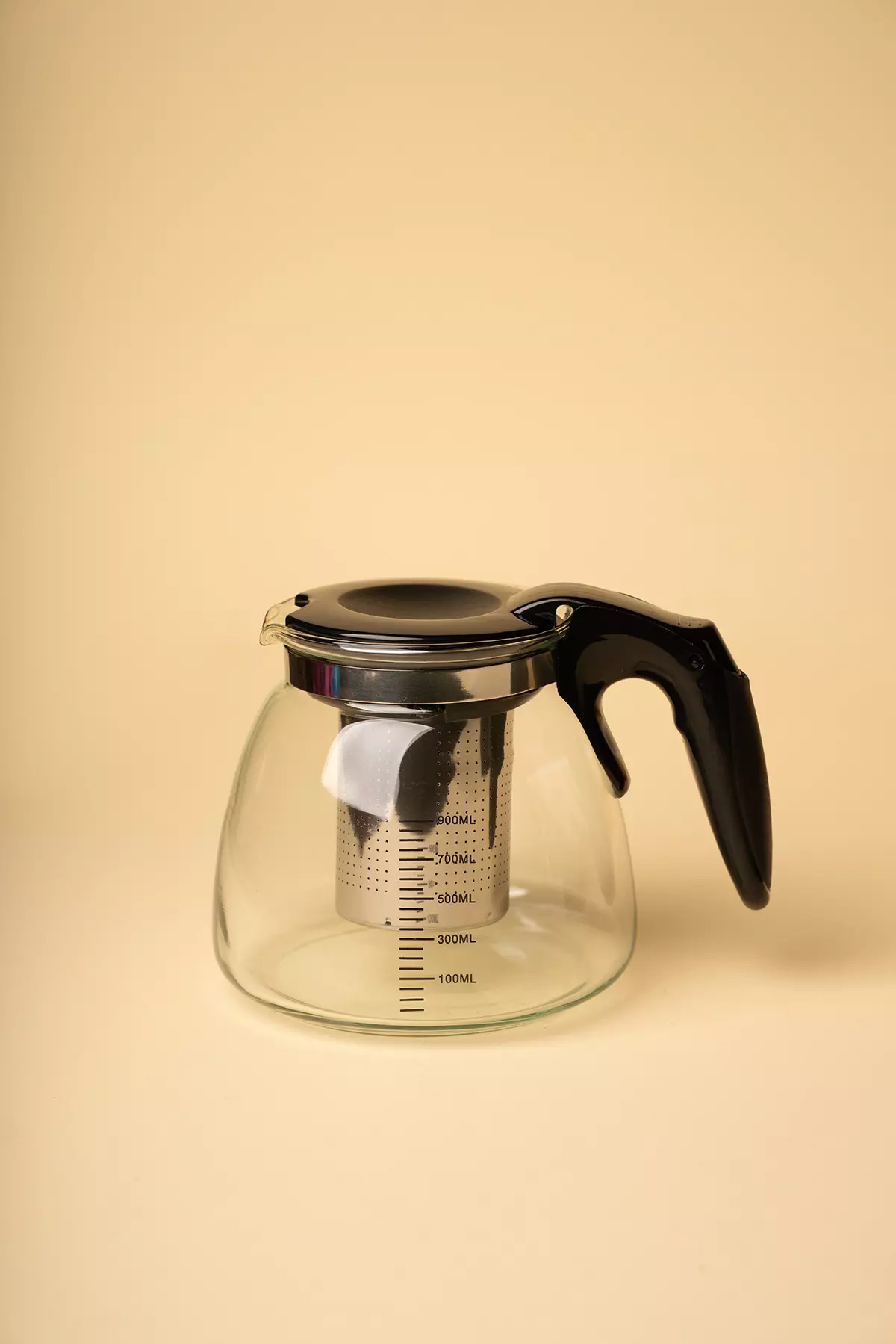 قوری پیرکس دسته مشکی