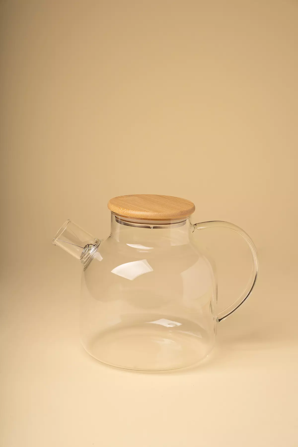 قوری پیرکس درب بامبو