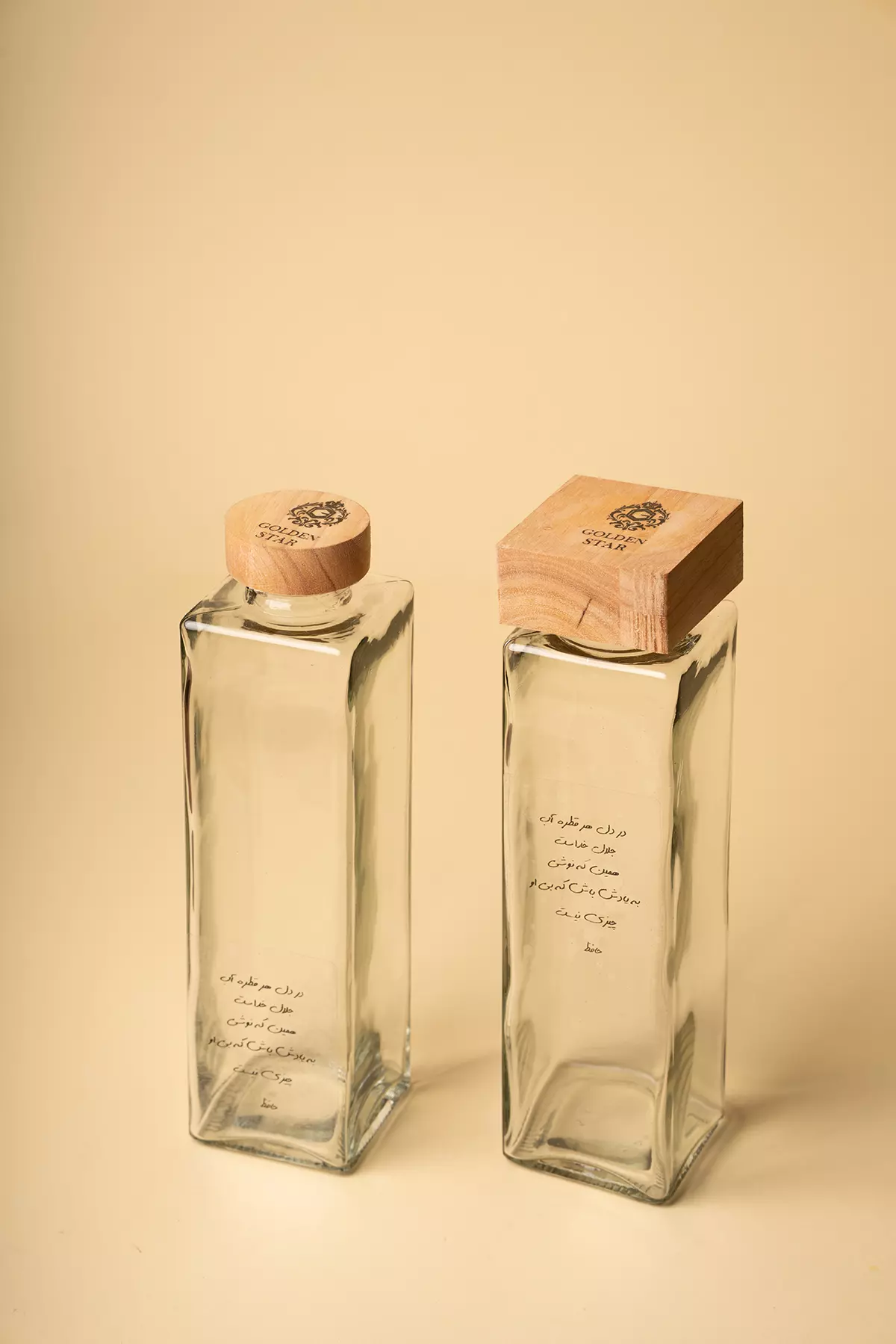 بطری شیشه ای رابر