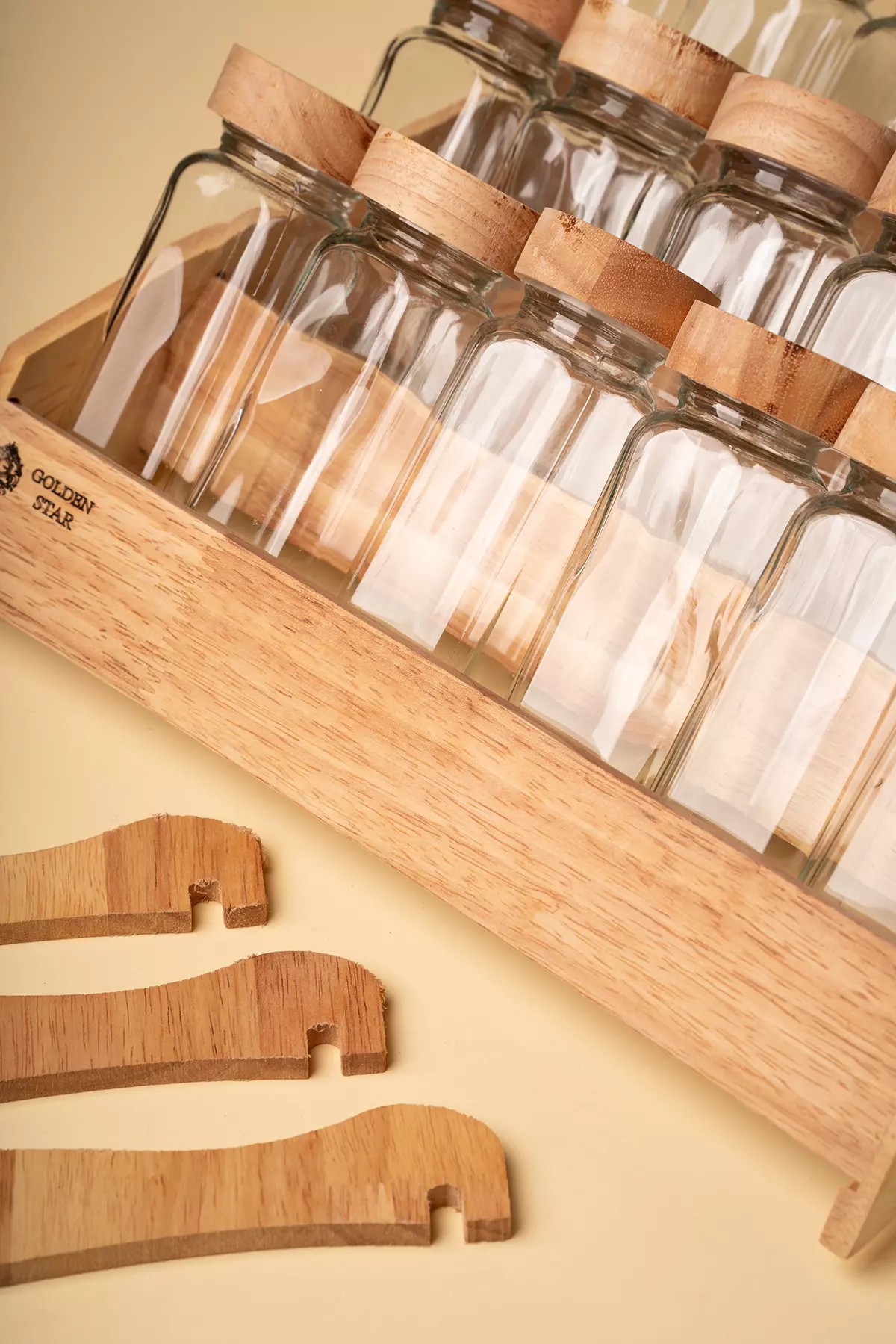 ست جا ادویه 18 عددی گلد