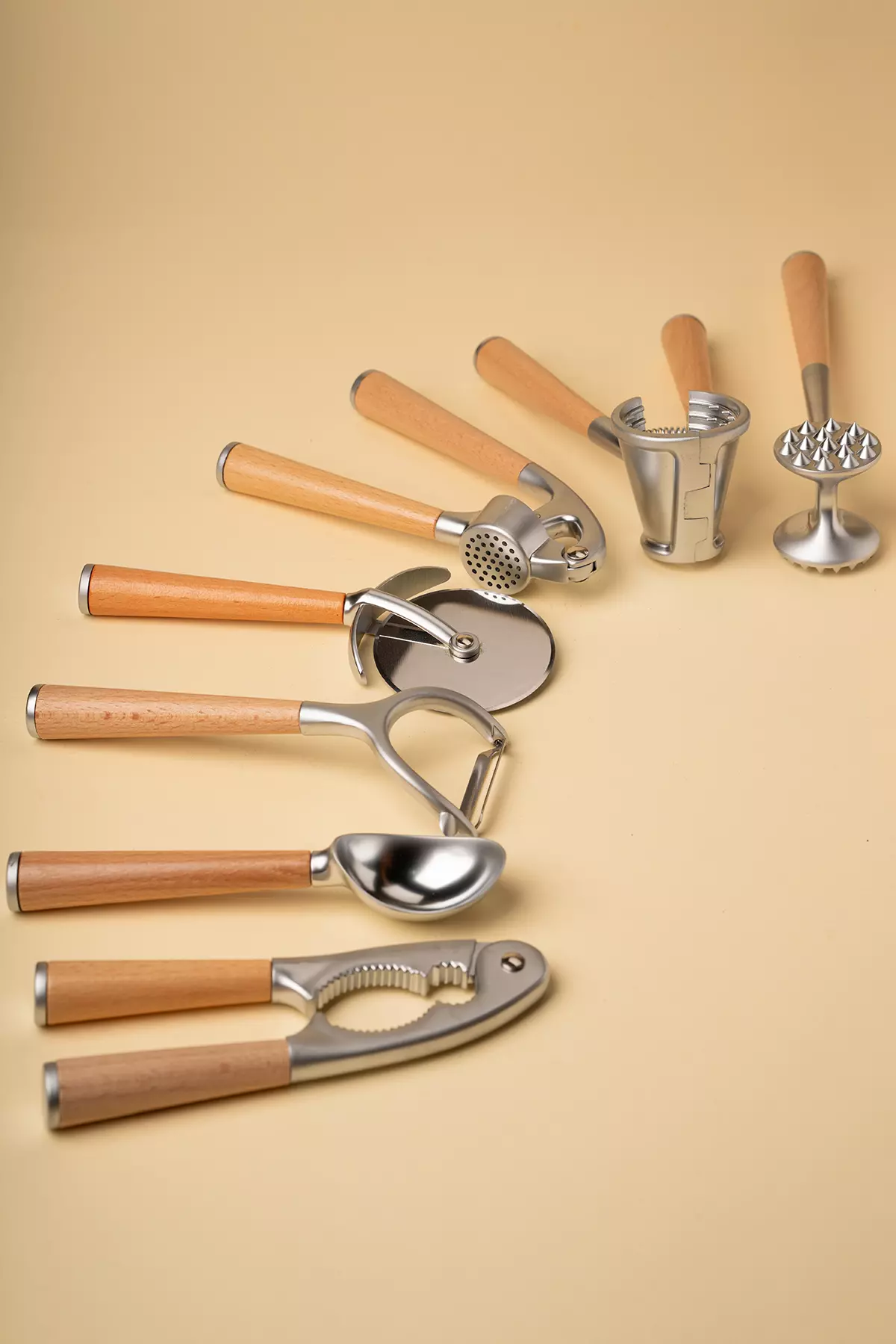 ابزار کروم دسته بامبو شنگیا