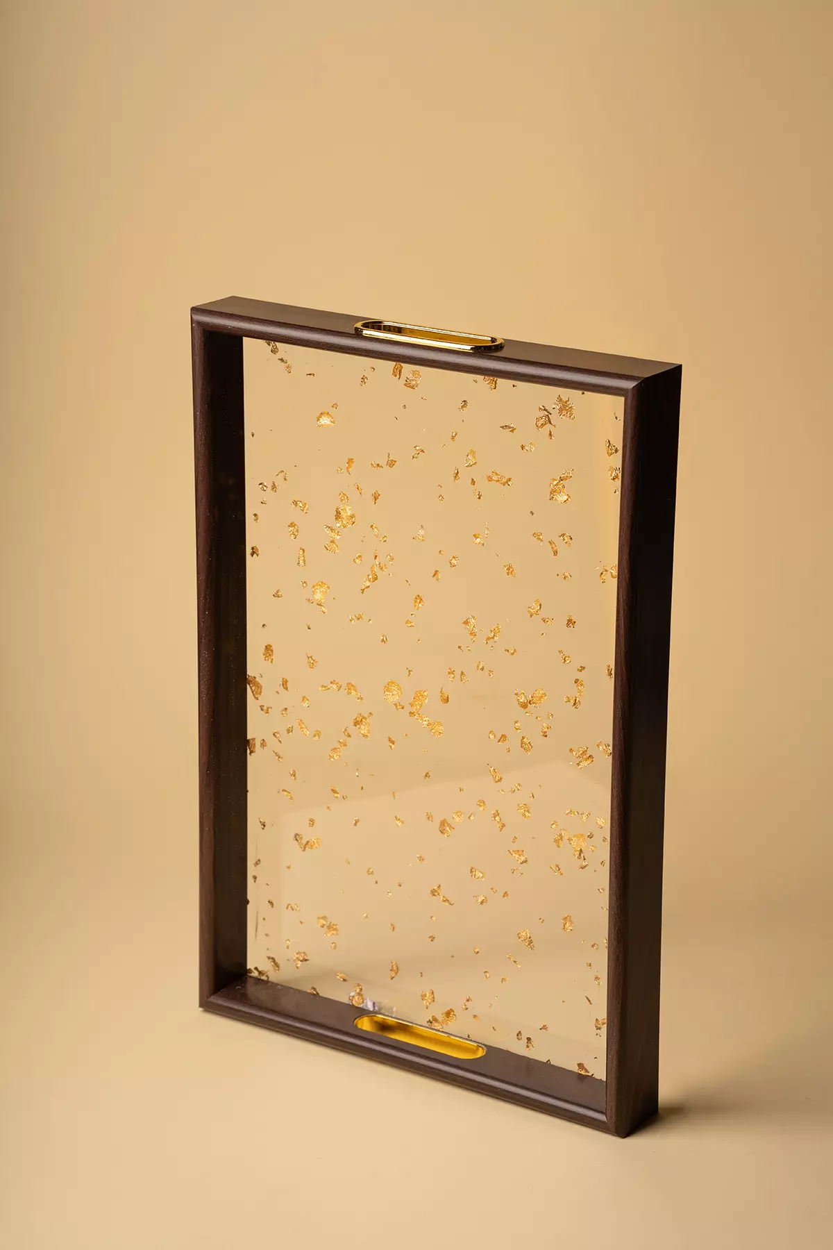 سینی اکرولیک بامبو تیره