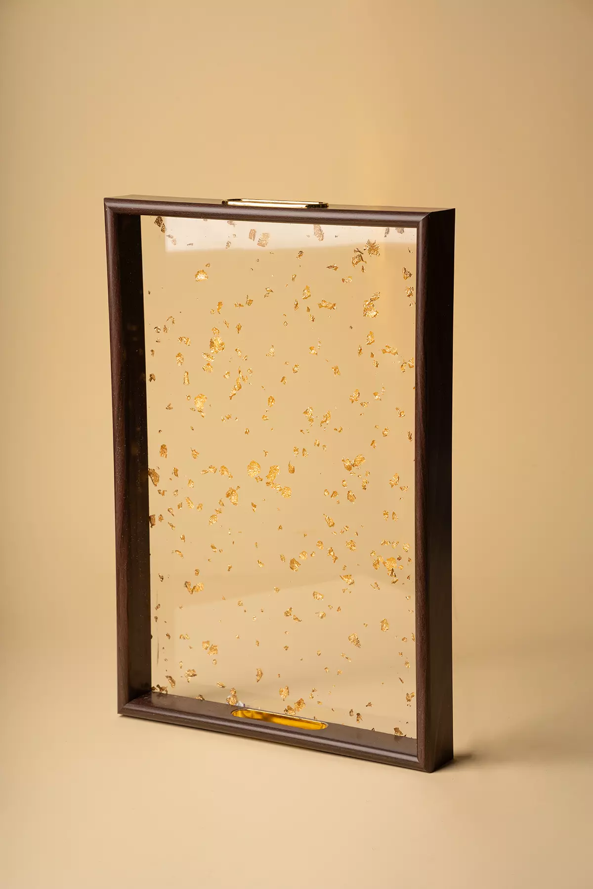 سینی اکرولیک بامبو تیره