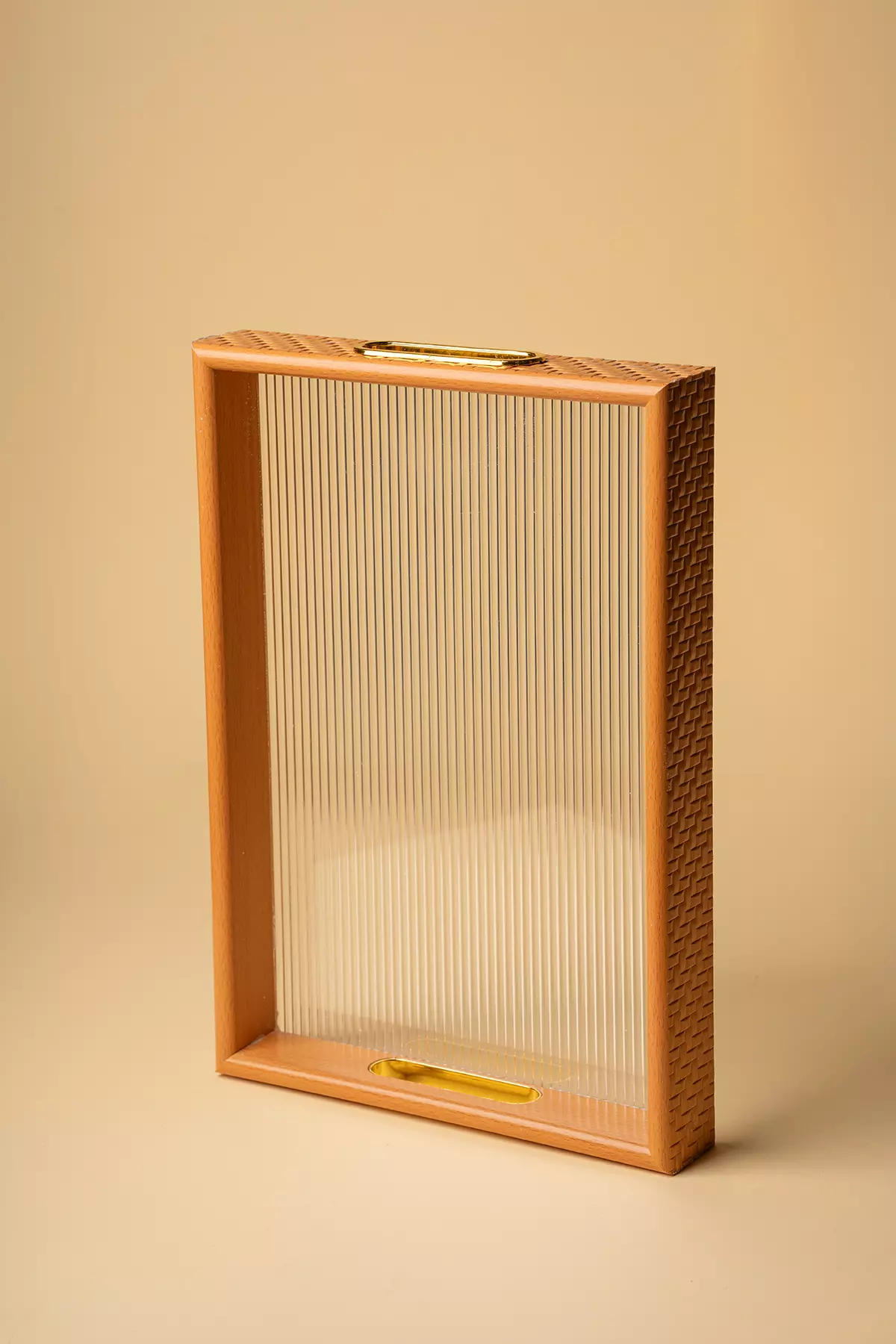 سینی اکرولیک بامبو روشن