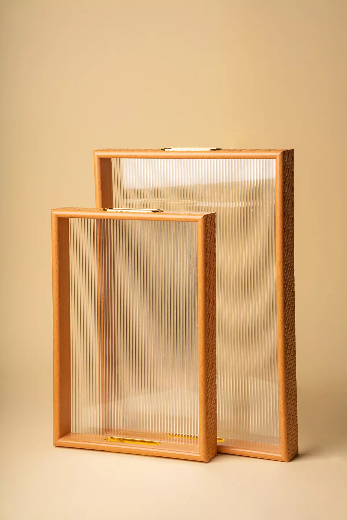 سینی اکرولیک بامبو روشن