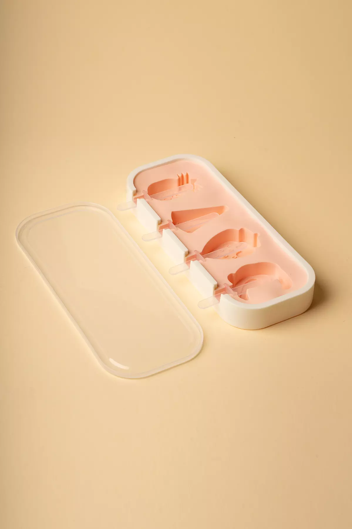 قالب بستنی سیلیکونی 4 عددی طرح دار