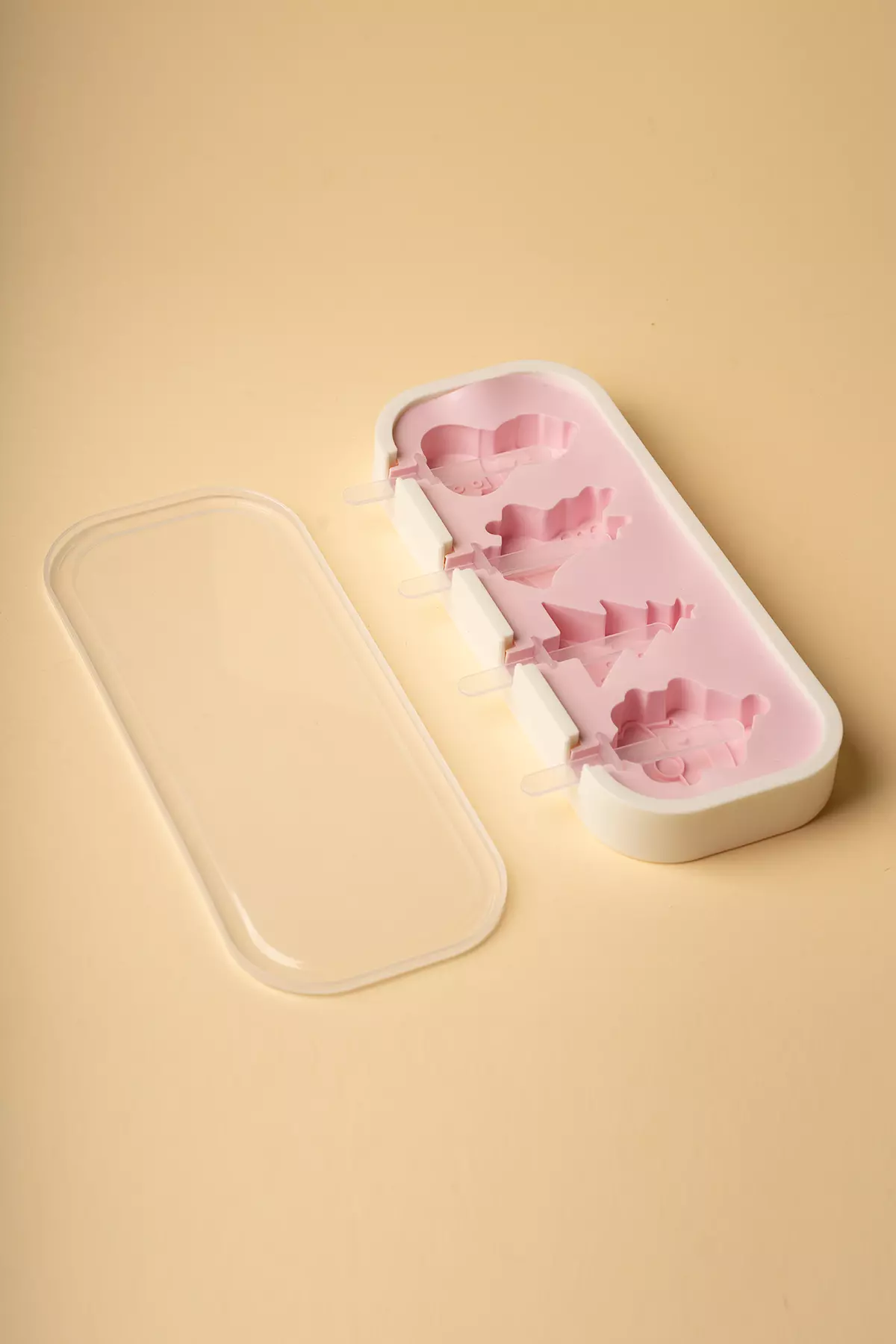 قالب بستنی سیلیکونی 4 عددی طرح دار