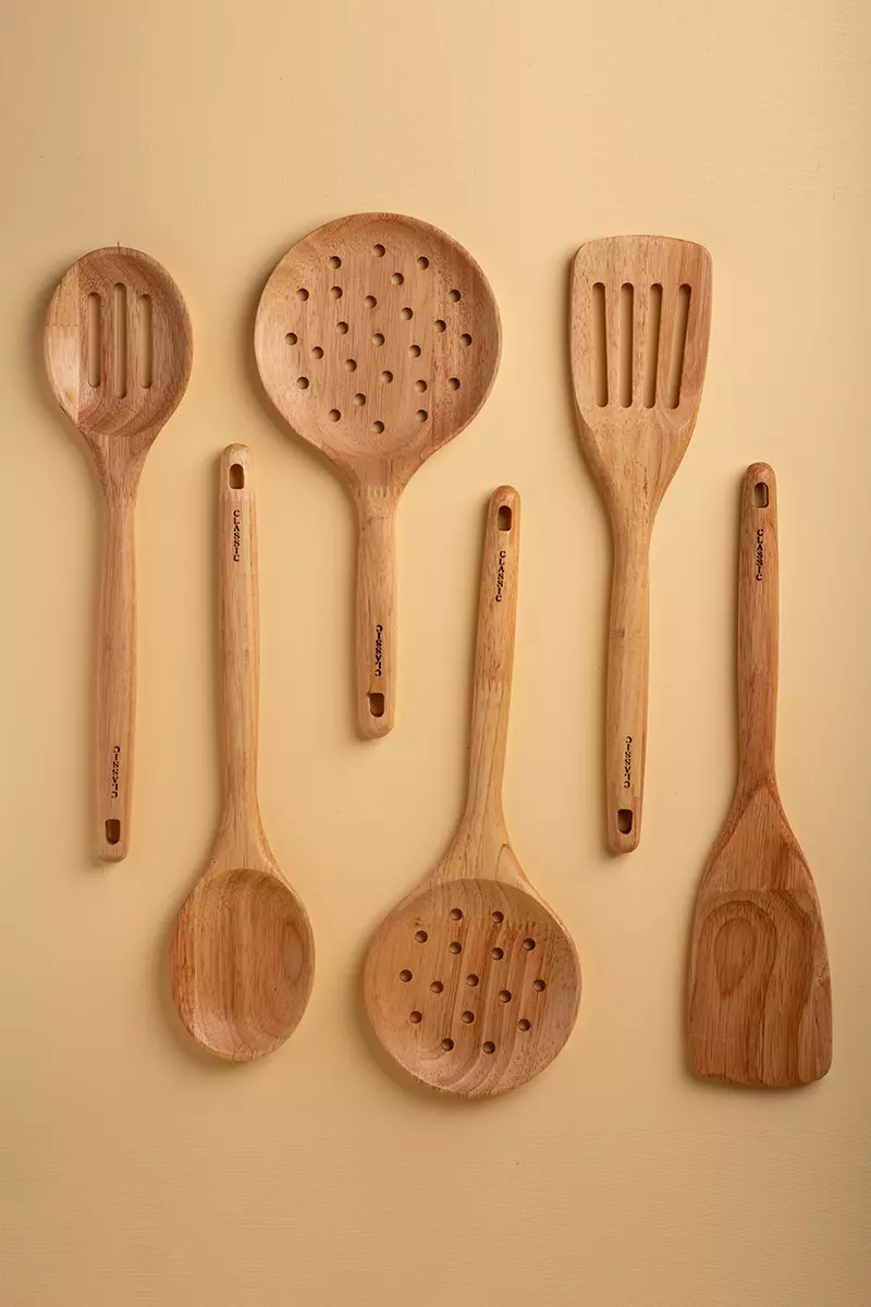 کفگیر چوبی کلاسیک لوکس