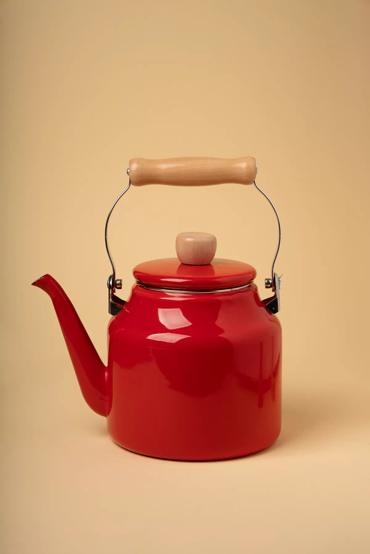 کتری لعابی قرمز