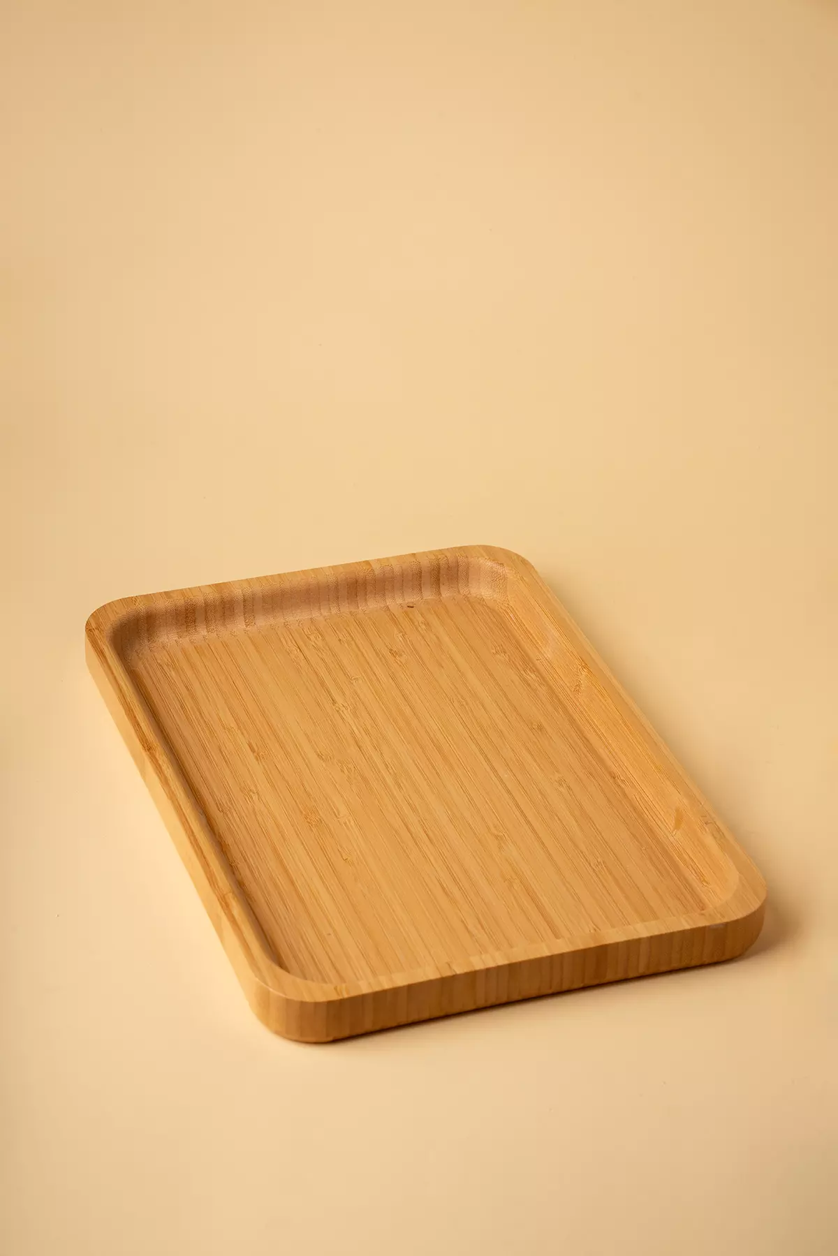 سینی لبه دار مستطیل بامبو