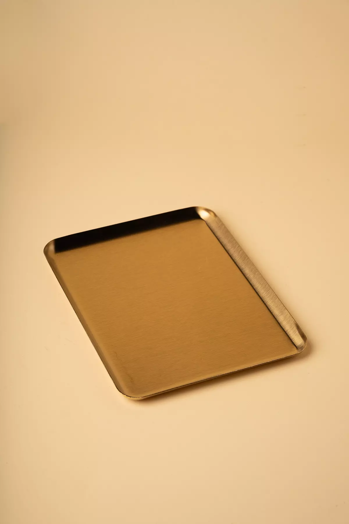سینی مستطیل طلایی