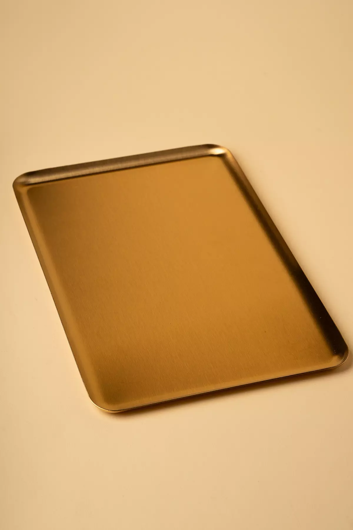 سینی مستطیل طلایی