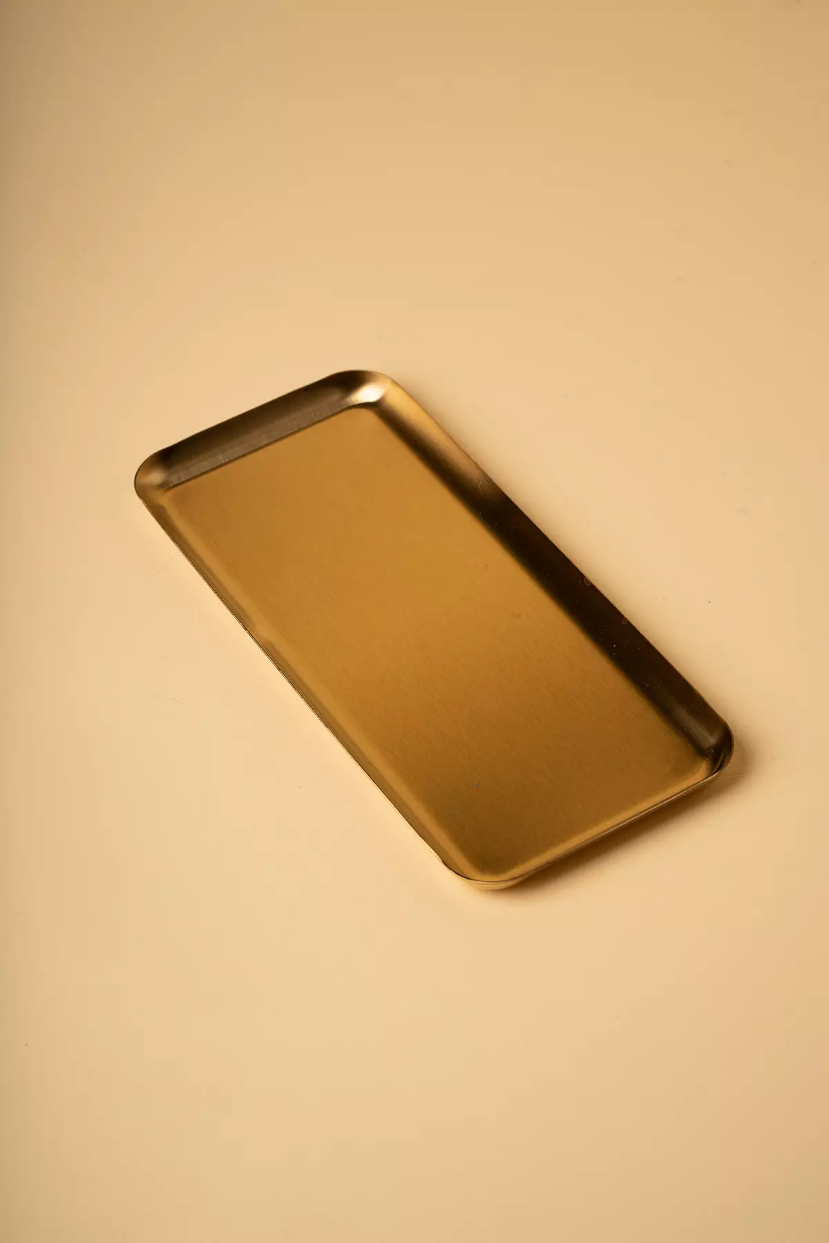 سینی مستطیل طلایی