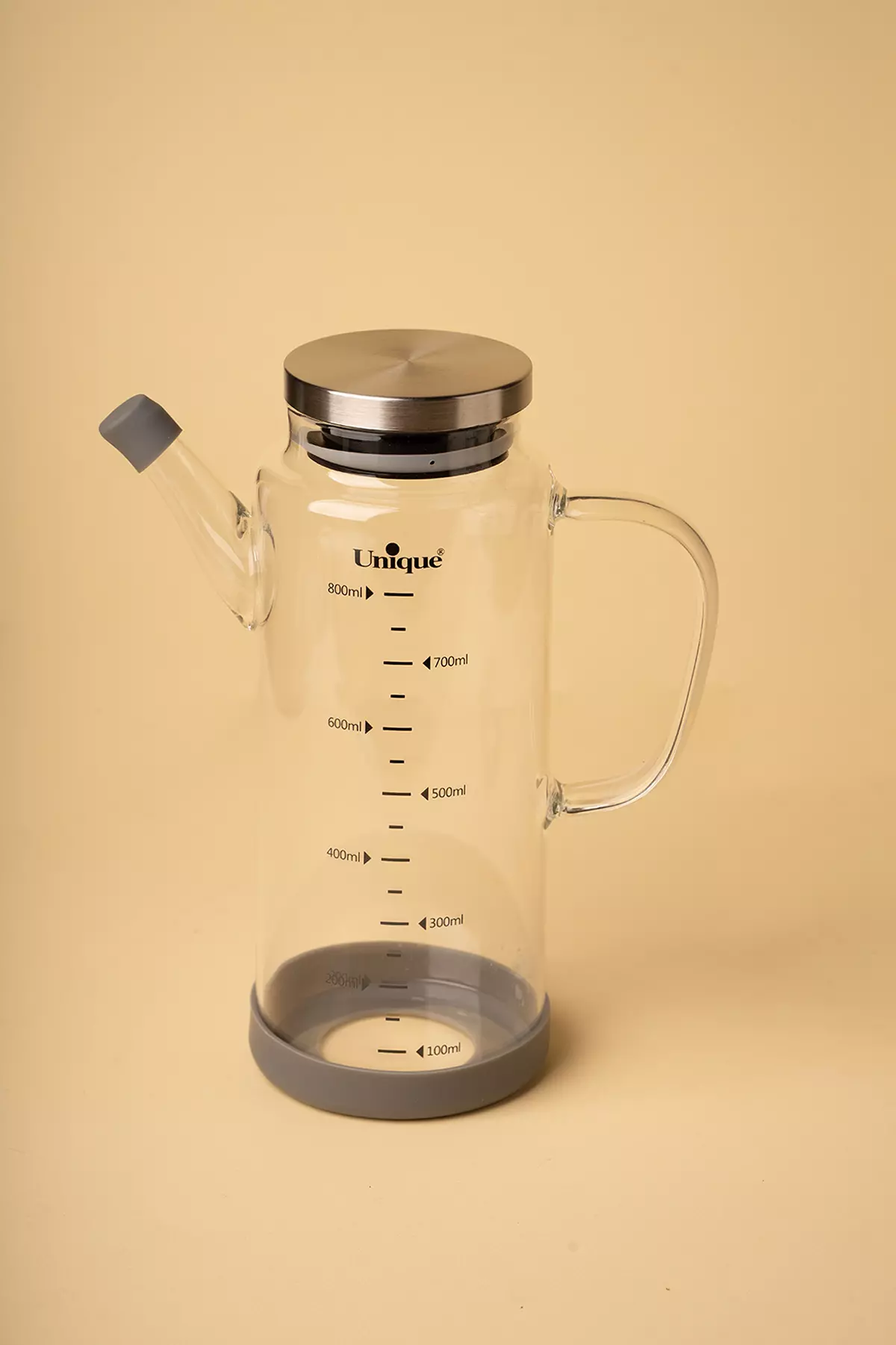 روغن ریز گرد درب استیل یونیک