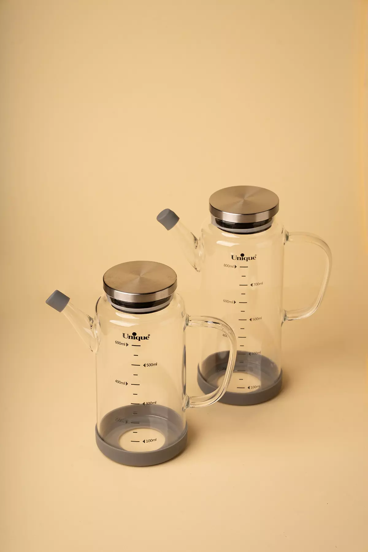 روغن ریز گرد درب استیل یونیک