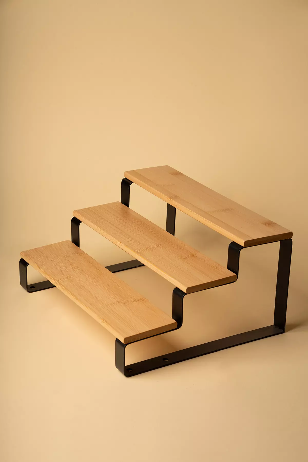 استند سه طبقه چوب وفلز