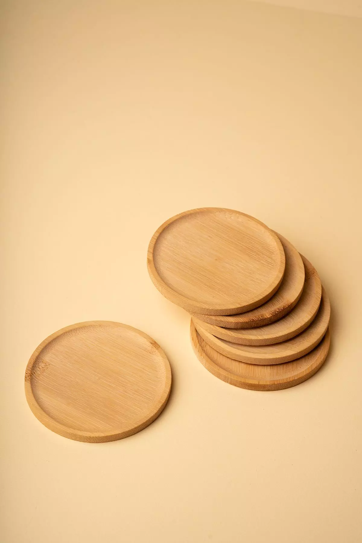 زیر لیوانی شش تایی بامبو