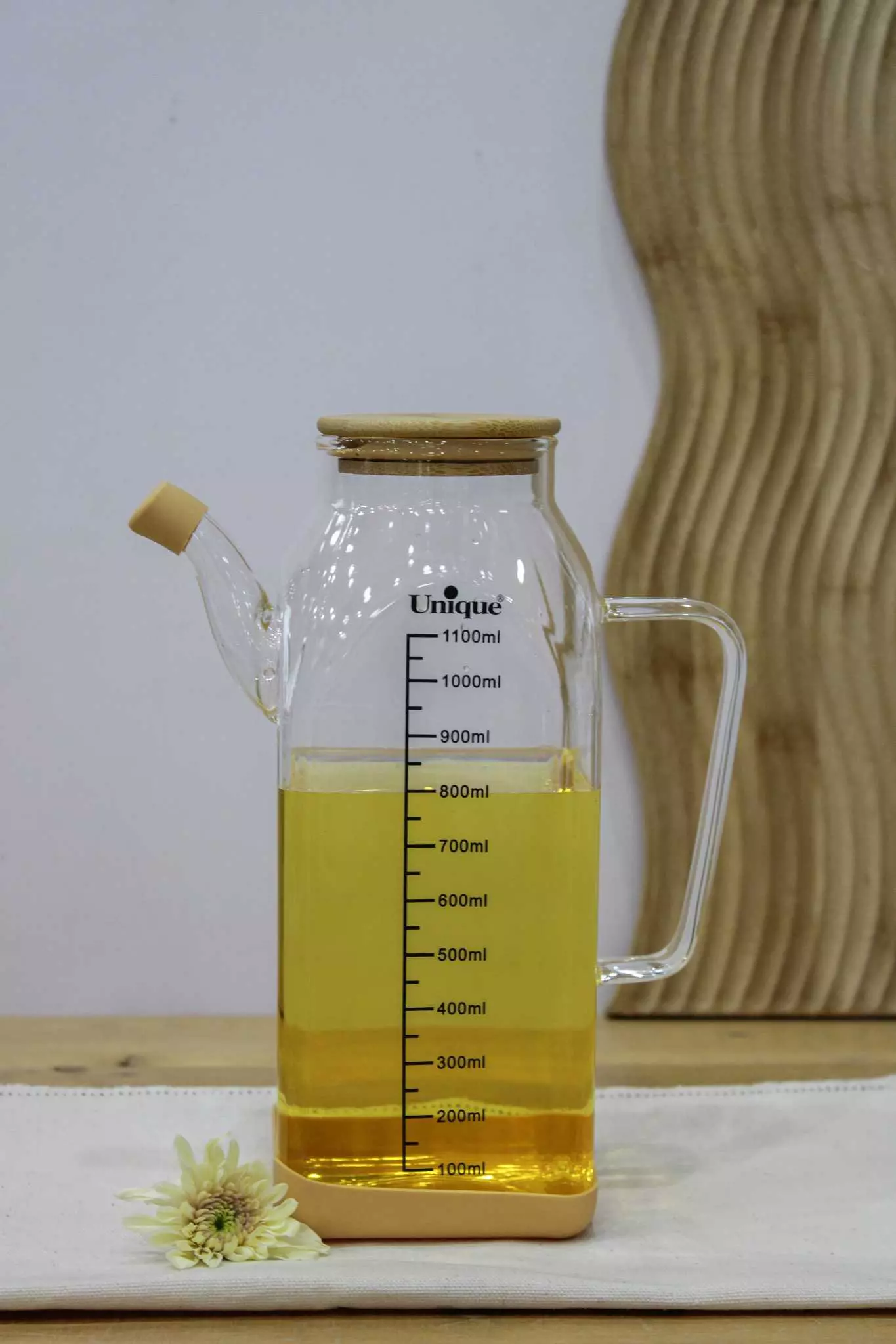روغن ریز1100میل درب بامبو یونیک