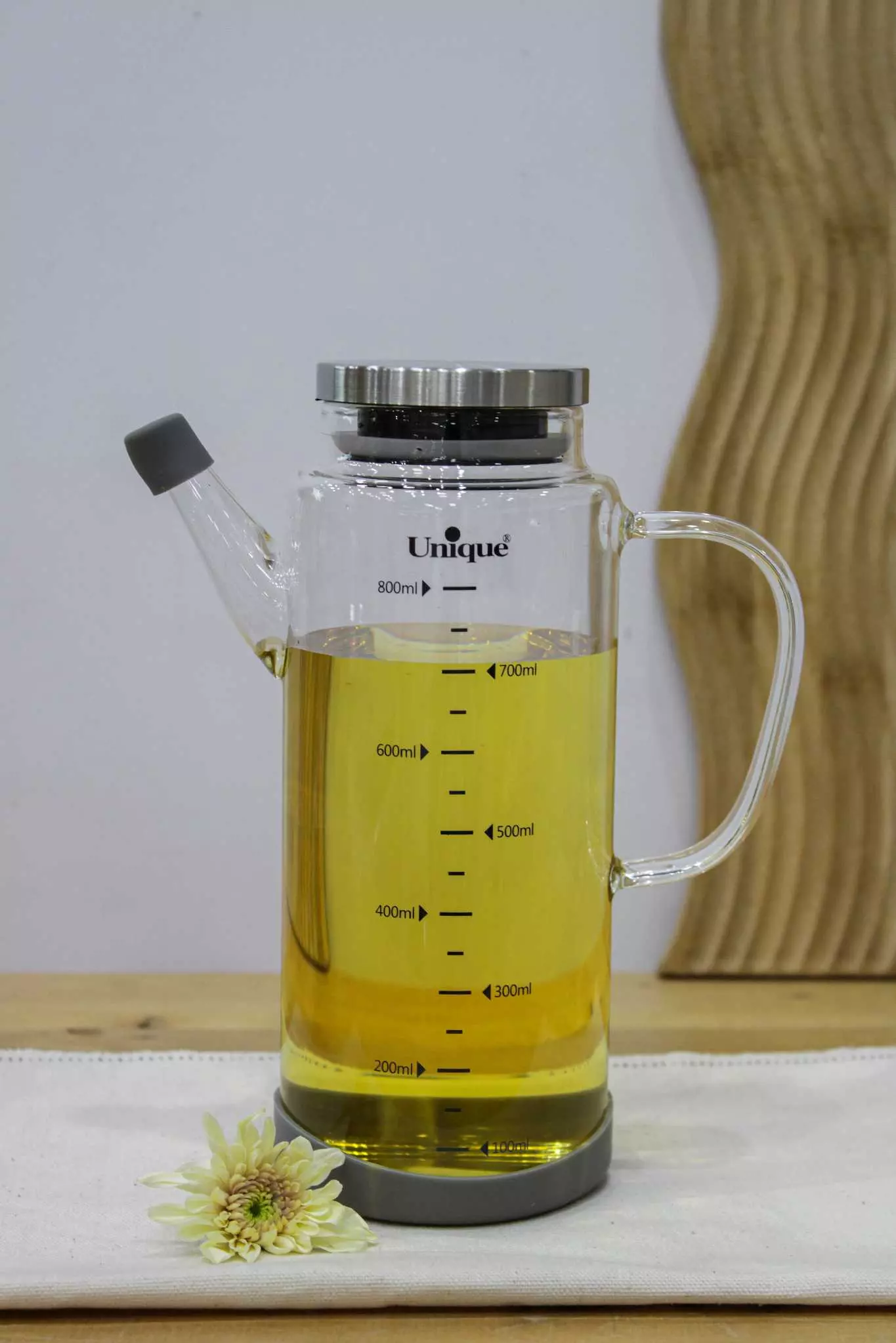 روغن ریز گرد درب استیل یونیک