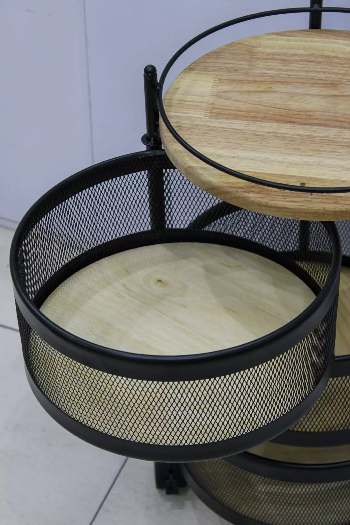 جا پیازی سه طبقه توری گرد یونیک