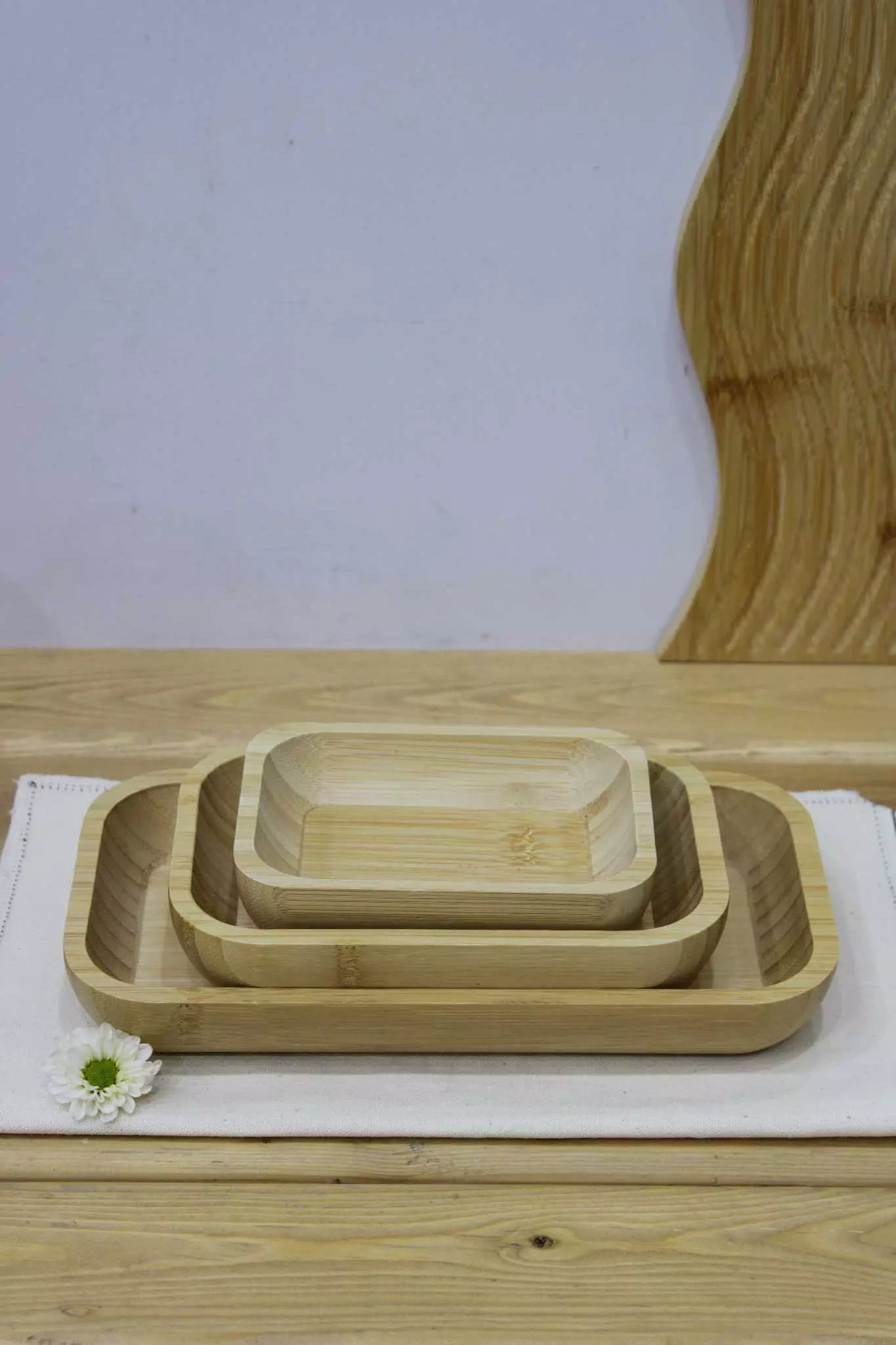 مزه خوری بامبو مستطیل