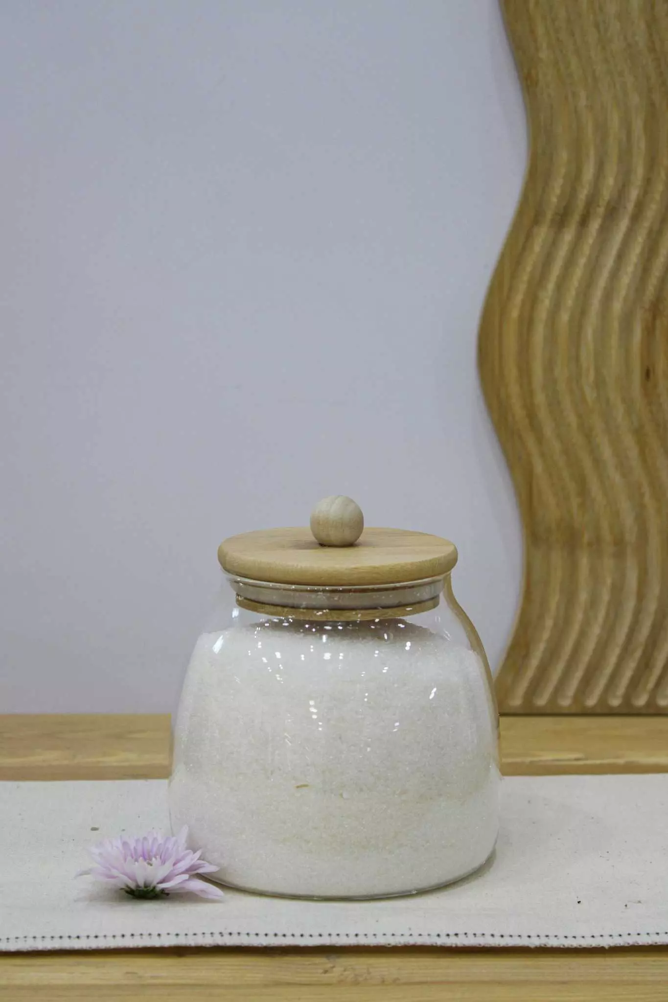 بانکه خمره ای درب بامبو