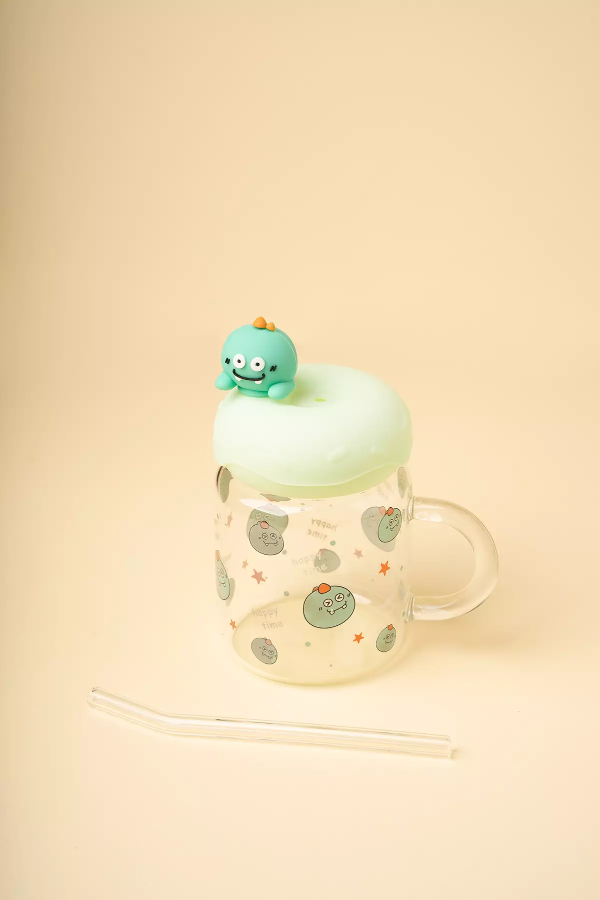 لیوان پیرکس درب سیلیکونی