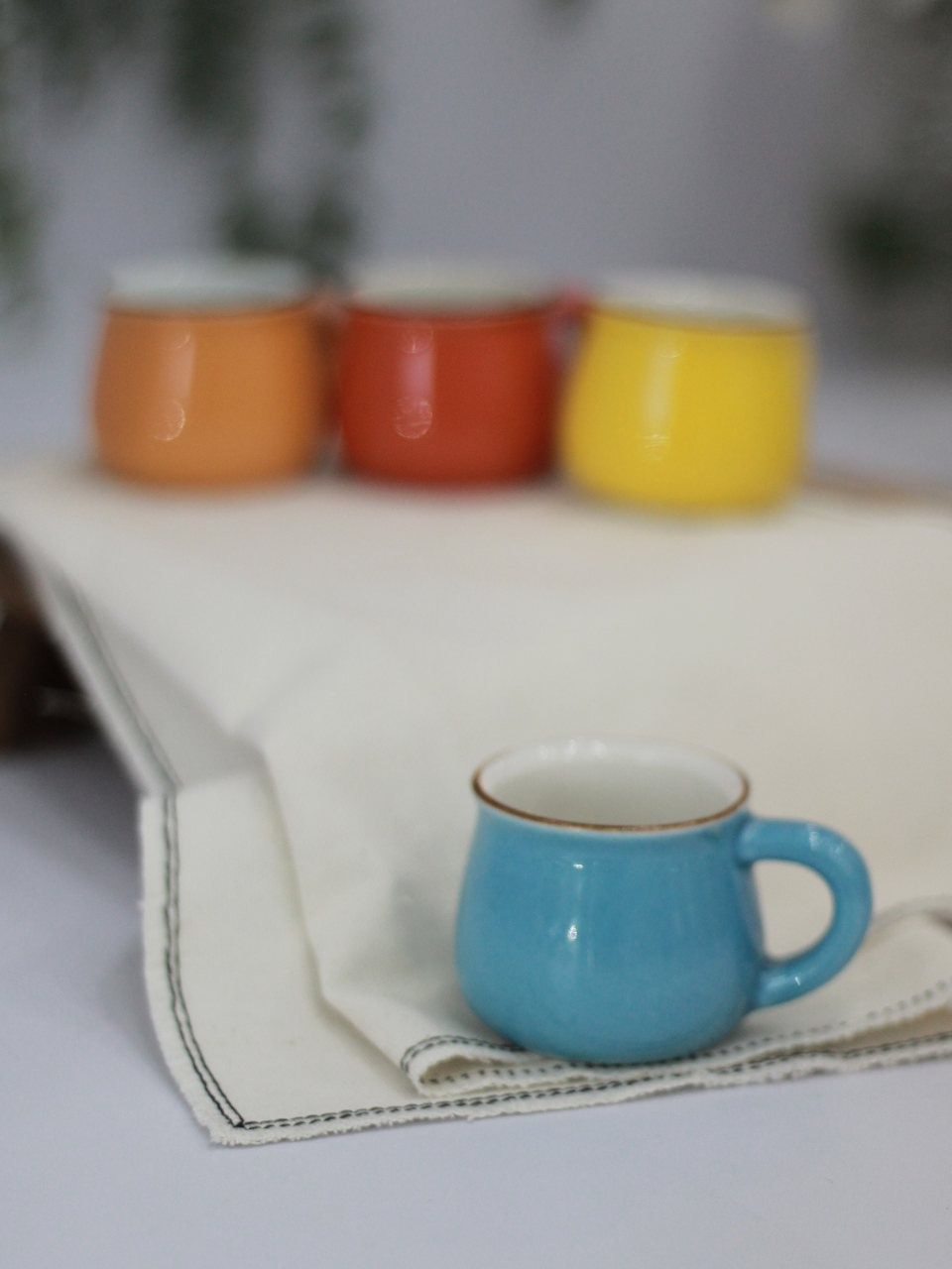 ست 6 تایی شات ساده رنگی