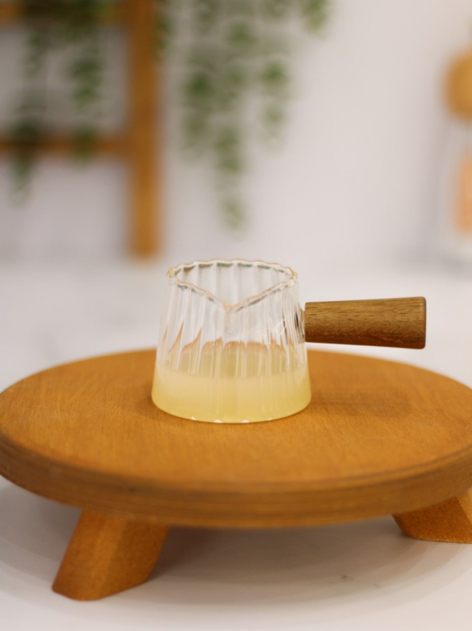 سس خوری شیار دار دسته چوبی
